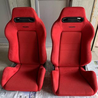 レカロ(RECARO)の赤RECARO純正シート　インテグラ  2脚セット(汎用パーツ)