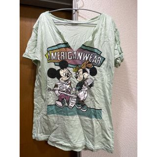 マウジー(moussy)のマウジー　ミッキーミニーTシャツ(Tシャツ(半袖/袖なし))