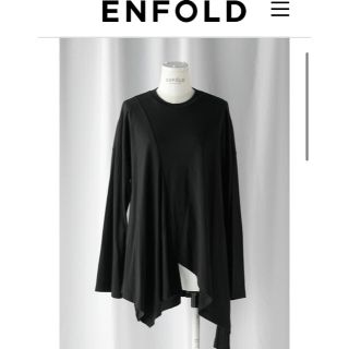 エンフォルド(ENFOLD)の2021 ENFOLD スビン天竺アシンメトリーフレアプルオーバー(カットソー(長袖/七分))