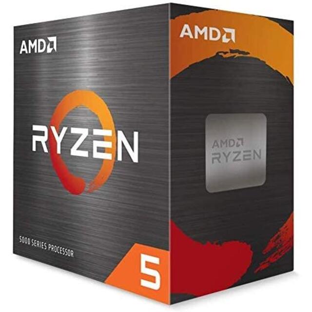 基本クロック37GHz【新品未開封】 AMD Ryzen 5 5600X クーラー付 国内正規品