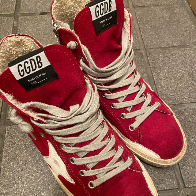 ゴールデングース】 GOLDEN GOOSE スニーカー フランシー 赤 - スニーカー