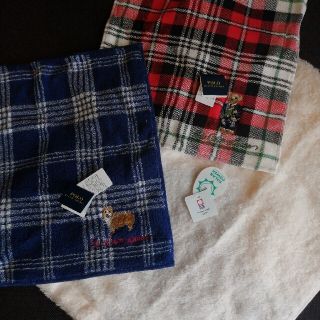 ポロラルフローレン(POLO RALPH LAUREN)のPOLOタオル２枚　今治フェイスタオル１枚　セット(タオル/バス用品)