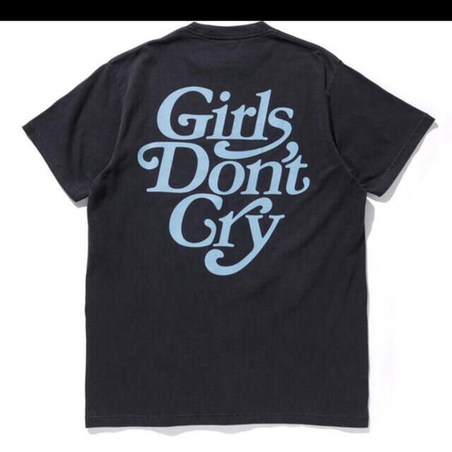 Girls Don't Cry GDC LOGO TEE WASHEDBLACK