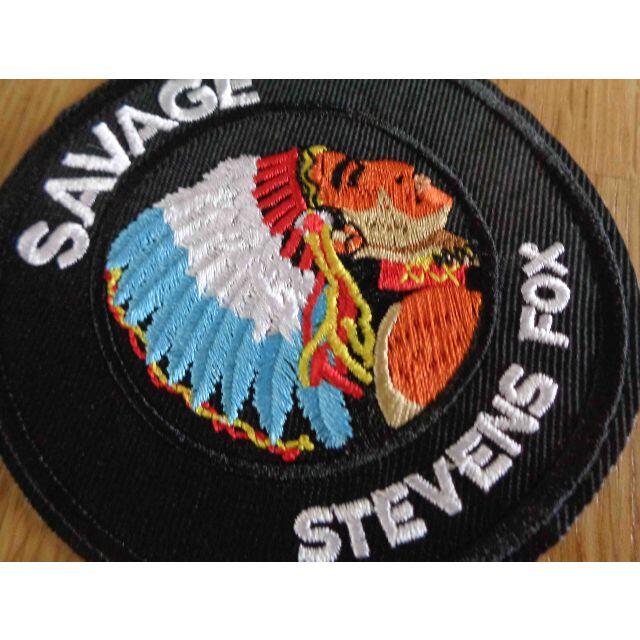 新品サベージSAVAGE SEVENS　FOXインディアン刺繍ワッペンDIY衣類 エンタメ/ホビーのミリタリー(その他)の商品写真