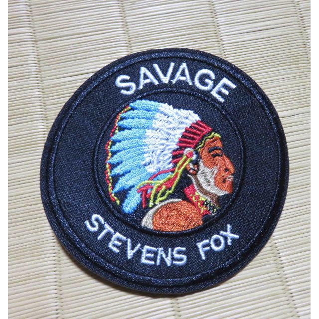 新品サベージSAVAGE SEVENS　FOXインディアン刺繍ワッペンDIY衣類 エンタメ/ホビーのミリタリー(その他)の商品写真