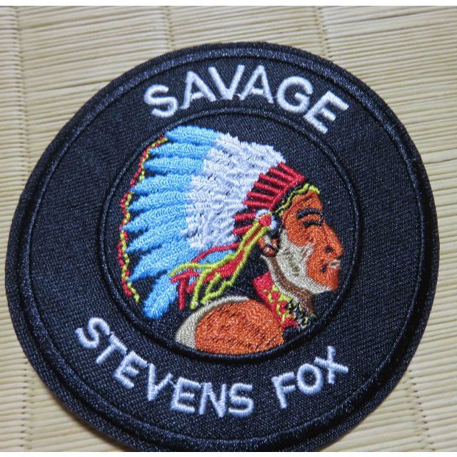 新品サベージSAVAGE SEVENS　FOXインディアン刺繍ワッペンDIY衣類 エンタメ/ホビーのミリタリー(その他)の商品写真