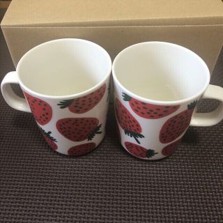 マリメッコ(marimekko)の　マリメッコ　Mansikka(マンシッカ)/イチゴ(グラス/カップ)