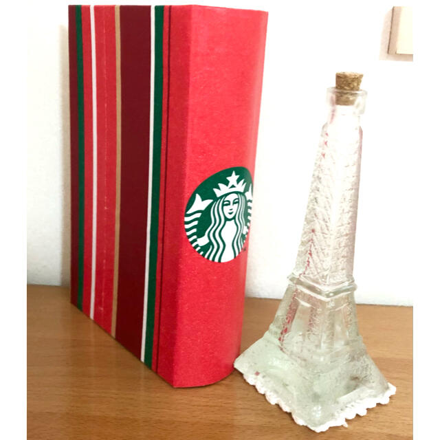 Starbucks Coffee(スターバックスコーヒー)のスタバ　クリスマス① 紙BOX ブック型収納　シークレットブック ハンドメイドのインテリア/家具(インテリア雑貨)の商品写真