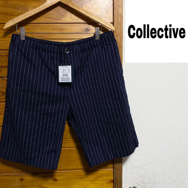 MEN'S BIGI(メンズビギ)のcollective ストライプ　パンツ メンズのパンツ(ショートパンツ)の商品写真