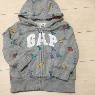 ベビーギャップ(babyGAP)のフード付きジッアップパーカー　90㎝　男の子(Tシャツ/カットソー)