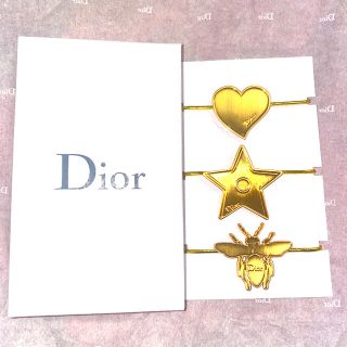 クリスチャンディオール(Christian Dior)のディオール ヘアアクセサリーセット ゴールドトーン ヘアーゴム 新品未使用(ヘアゴム/シュシュ)