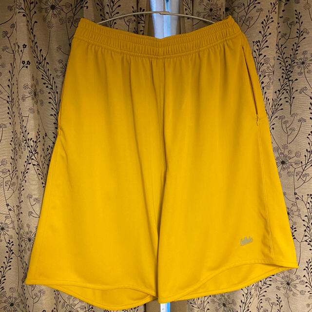 ballaholic basic zip shorts 黄色
