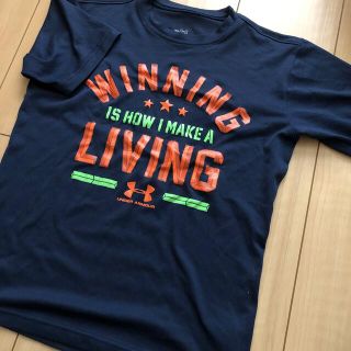 アンダーアーマー(UNDER ARMOUR)のお値下げ　アンダーアーマー　YSM Tシャツ　ネイビー(Tシャツ/カットソー)