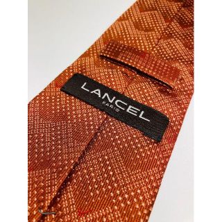 ランセル(LANCEL)のLANCEL　ランセル/SILK/絹 100%/オレンジ系/ビジネス/ネクタイ(ネクタイ)