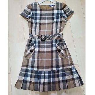 バーバリー(BURBERRY)の【美品】BURBERRYワンピース(ミニワンピース)