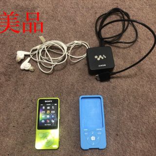 ウォークマン(WALKMAN)の美品】SONY Walkman NW-S14 グリーン　8GB(ポータブルプレーヤー)