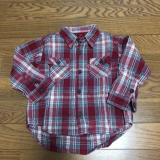 リーバイス(Levi's)のLevi‘s 長袖シャツ　チェック柄　キッズ　サイズ90㎝(Tシャツ/カットソー)