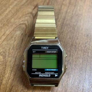 タイメックス(TIMEX)のタイメックス　TIMEX 金　ゴールド　時計　電池切れ(腕時計(デジタル))