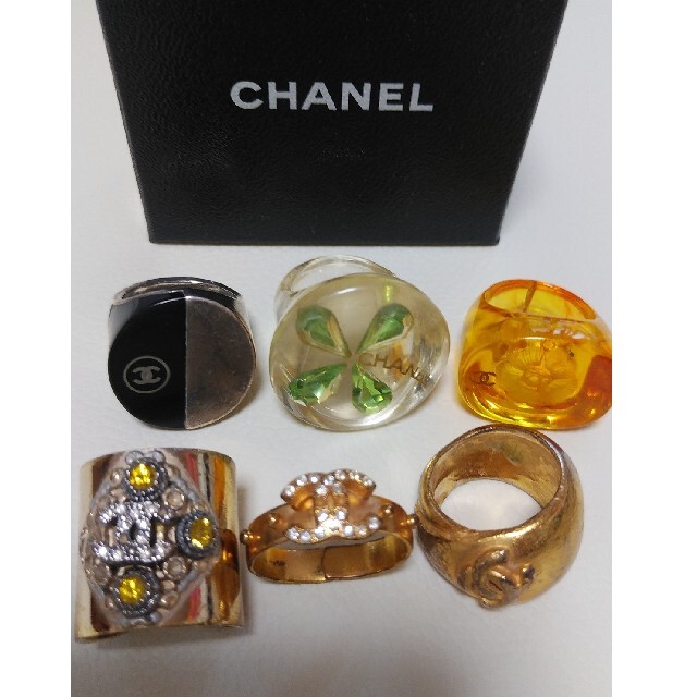 CHANEL(シャネル)のCHANELリング６個セット レディースのアクセサリー(リング(指輪))の商品写真