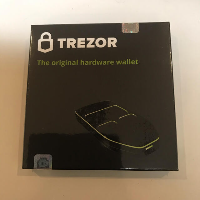 TREzOR［トレザー］暗号通貨　ハードウォレット新品、未開封