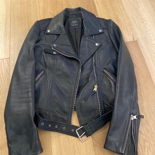 ザラ(ZARA)のZARA ライダースジャケット　ブラック　セール‼️(ライダースジャケット)