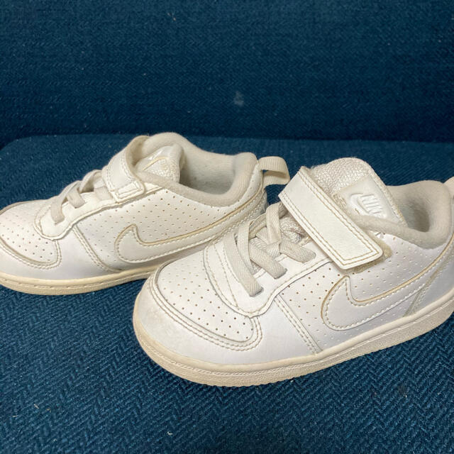 NIKE(ナイキ)のNIKE ナイキ　14センチ　ホワイト キッズ/ベビー/マタニティのベビー靴/シューズ(~14cm)(スニーカー)の商品写真