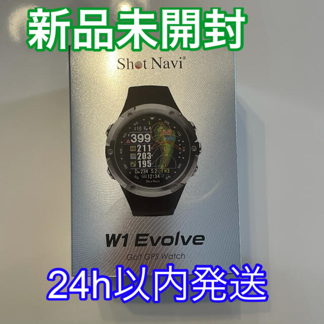 【新品未開封】ショットナビ エボルブ W1 Evolve BK SN-EV-B