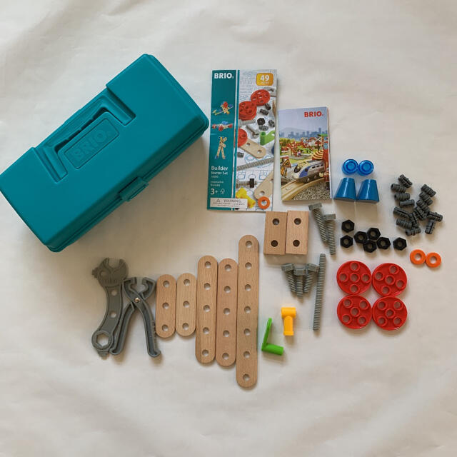 BRIO(ブリオ)のBRIO ブリオ　ビルダー　スターターキット　美品　工具おもちゃ キッズ/ベビー/マタニティのおもちゃ(知育玩具)の商品写真