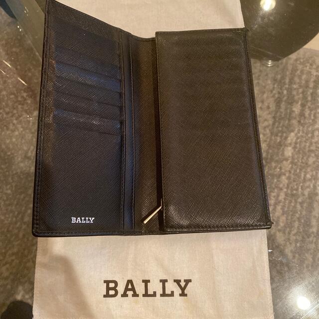 バリー／BALLY 長財布 財布 ウォレット レディース 女性 女性用レザー 革 本革 ブラック 黒  LILL エンボス加工 小銭入れあり