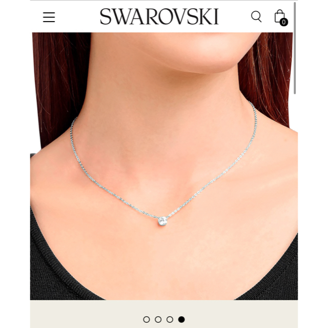 SWAROVSKI(スワロフスキー)の不定期値下げ中♪ スワロフスキー　ネックレス　ピアス　セット レディースのアクセサリー(ネックレス)の商品写真