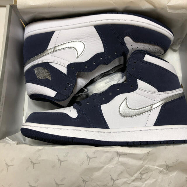 NIKE(ナイキ)のエアジョーダン1 AJ1 HIGH OG CO.JP Midnight Navy メンズの靴/シューズ(スニーカー)の商品写真