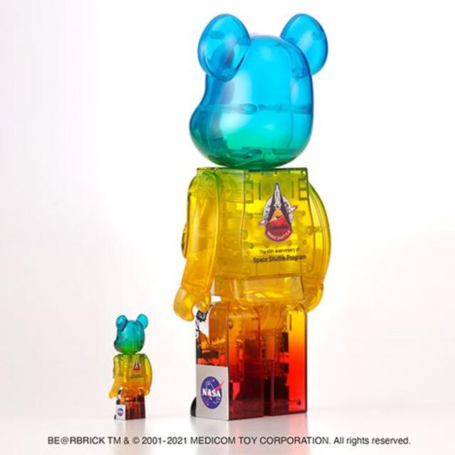 SPACE SHUTTLE BE@RBRICK LAUNCH 100 & 400の通販 by MINT's shop｜ラクマ