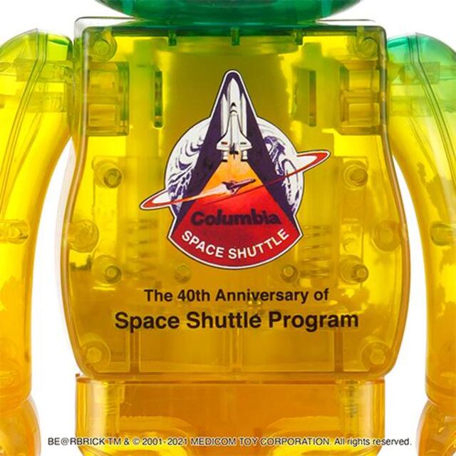 SPACESHUTTLE BE@RBRICK LAUNCH100% & 400%