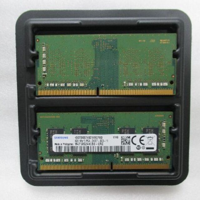 ノートパソコン用メモリー4GBx2枚 スマホ/家電/カメラのPC/タブレット(ノートPC)の商品写真