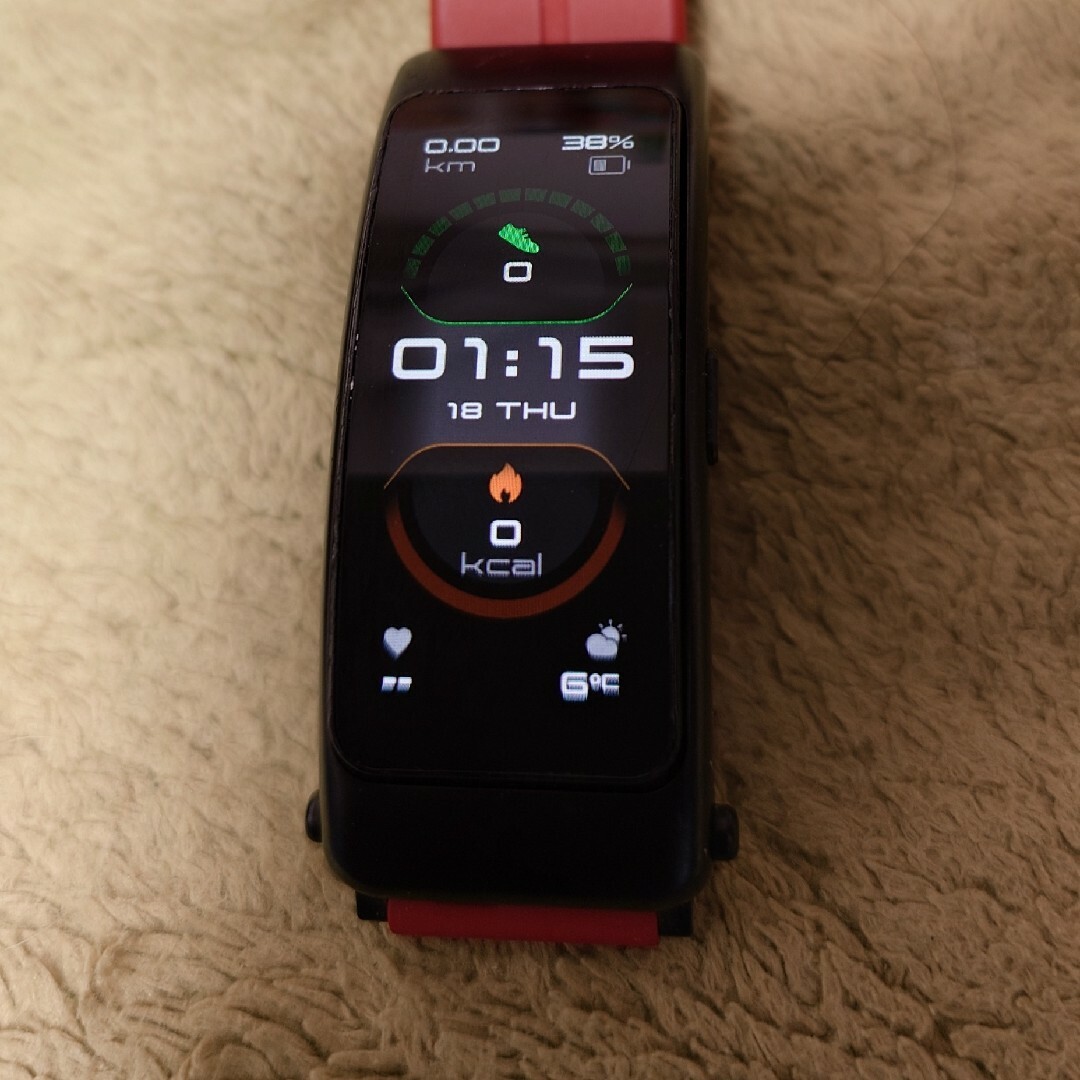 国内発送！HUAWEI talkband B6 赤 日本語表示可能！talkbandb3