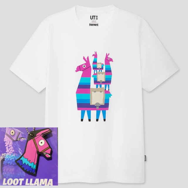 UNIQLO(ユニクロ)のFORTNITE UT(ラマ)ストラップ付き メンズのトップス(Tシャツ/カットソー(半袖/袖なし))の商品写真