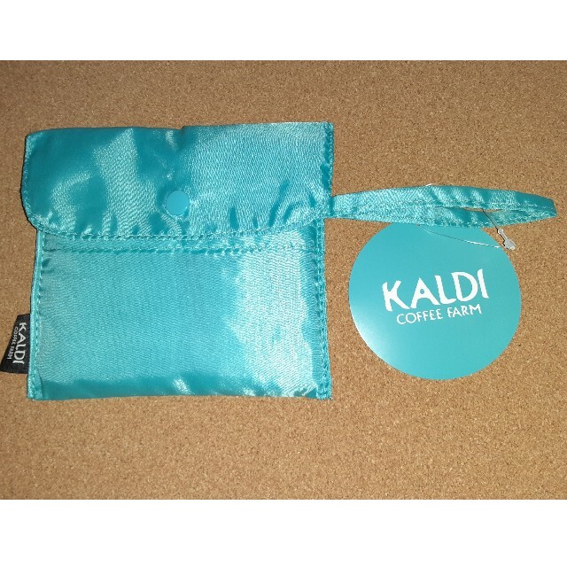 KALDI(カルディ)のカルディ　エコバッグ　ブルー レディースのバッグ(エコバッグ)の商品写真