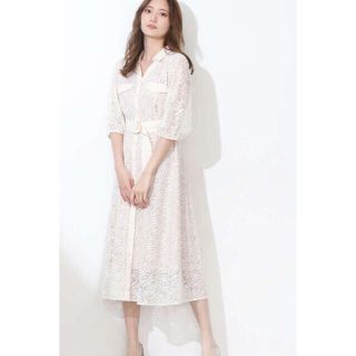 ジルバイジルスチュアート(JILL by JILLSTUART)のスクエア襟付きワンピース(ロングワンピース/マキシワンピース)