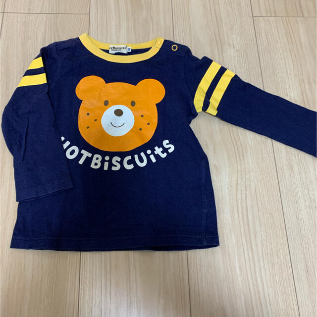 HOT BISCUITS(ホットビスケッツ)のぷち様専用✧  美品✩.*˚ミキハウス ロンT Tシャツ キッズ/ベビー/マタニティのキッズ服男の子用(90cm~)(Tシャツ/カットソー)の商品写真