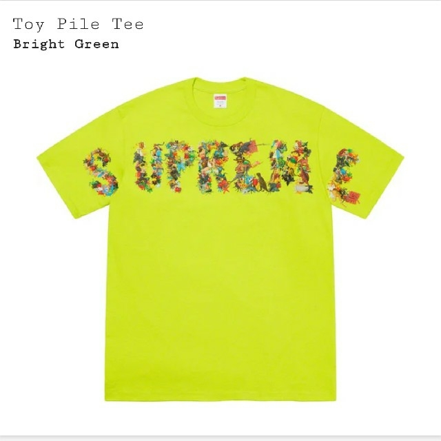 Supreme(シュプリーム)のSupreme Toy Pile Tee  L Bright Green メンズのトップス(Tシャツ/カットソー(半袖/袖なし))の商品写真