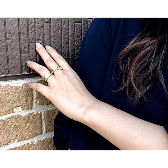 【SALE】ハワイアンジュエリー リング 指輪 ウェーブ調 ユニセックス メンズのアクセサリー(リング(指輪))の商品写真