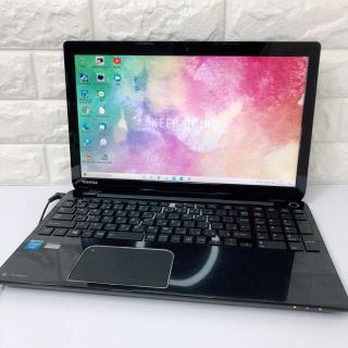 トウシバ(東芝)の爆速★SSD256GB/東芝ノートパソコン/カメラ/Windows10/WiFi(ノートPC)