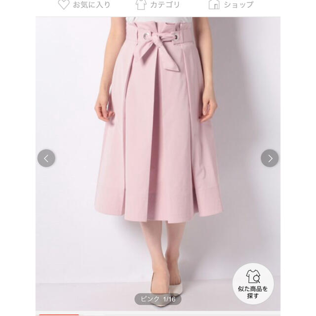 ANAYI(アナイ)のアナイ ポリエステルストレッチステッチスカート サイズ36 レディースのスカート(ひざ丈スカート)の商品写真