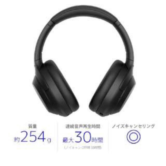 【新品未使用】SONY ヘッドホン　WH-1000XM4/BM 1