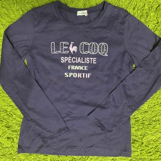 ルコックスポルティフ(le coq sportif)のルコック　長袖　Tシャツ　Mサイズ　紫(Tシャツ(長袖/七分))