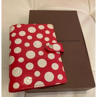 ルイヴィトン(LOUIS VUITTON)のルイ　ヴィトン　手帳　ヴェルニ　草間彌生(財布)