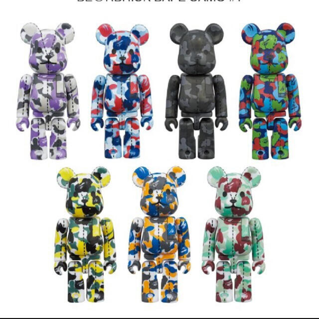 フィギュアBAPE(R) 28TH ANNIVERSARY BE@RBRICK