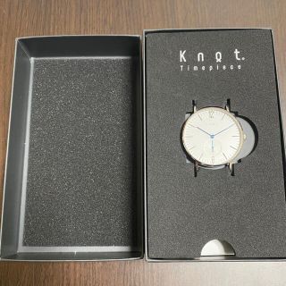 ノット(KNOT)のknot 腕時計 CS-36SVWH1(腕時計(アナログ))