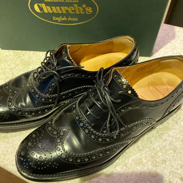 Church's(チャーチ)の超美品チャーチ　ウィングチップ　ブラック レディースの靴/シューズ(ローファー/革靴)の商品写真