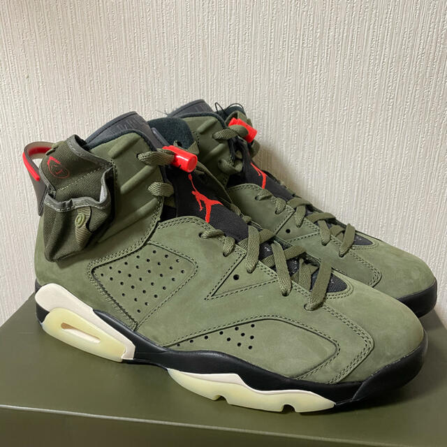 【新品未使用】NIKE×TRAVIS SCOTT AIR JORDAN 6靴/シューズ